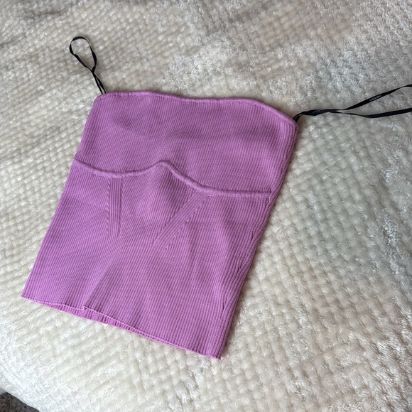 Forever 21 Pink Purple Strapless Tube Tank Top Size L NWT - Picture 5 of 5
